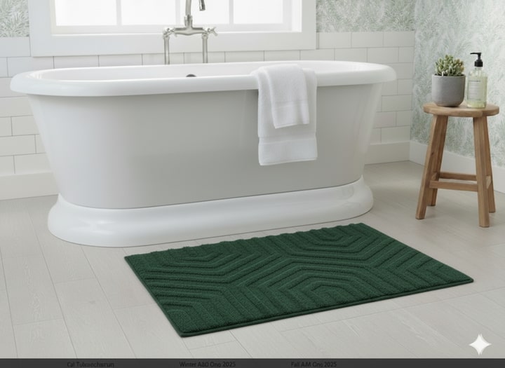 Sculpted Bath Mat